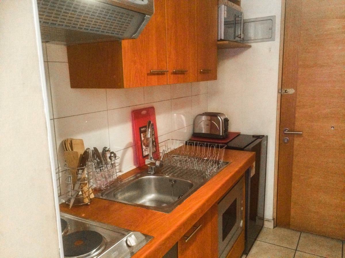 Апартаменты Depto Metro Santa Ana Сантьяго Экстерьер фото